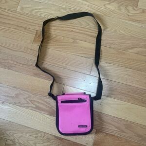 Y2K Pink and Black Crossbody Bag